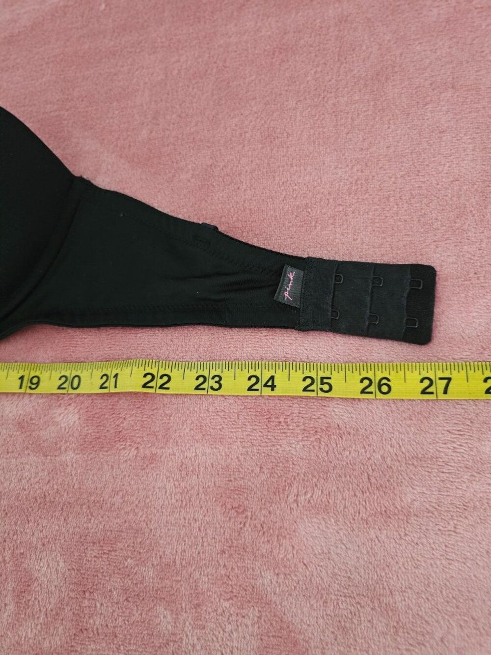 VICTORIA'S SECRET PINK Black Push-Up Bra With Pink Interior – 34DD - Picture 4 of 13